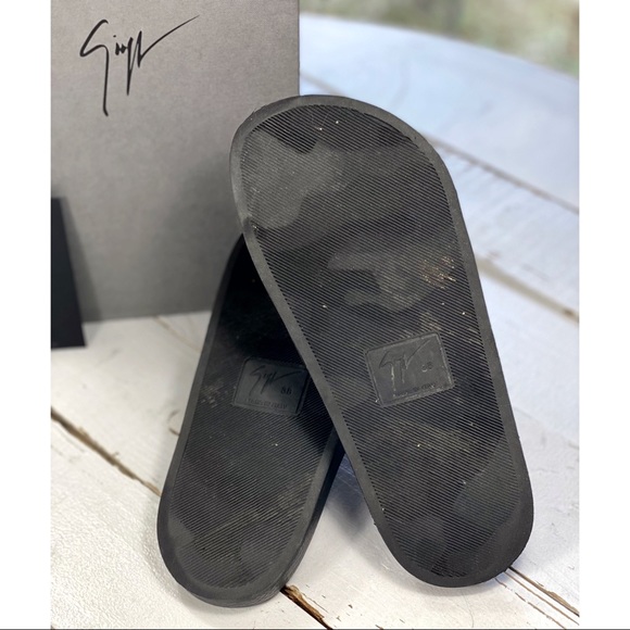 Giuseppe Zanotti Laburella Logo Slide Sandals - Picture 6 of 10